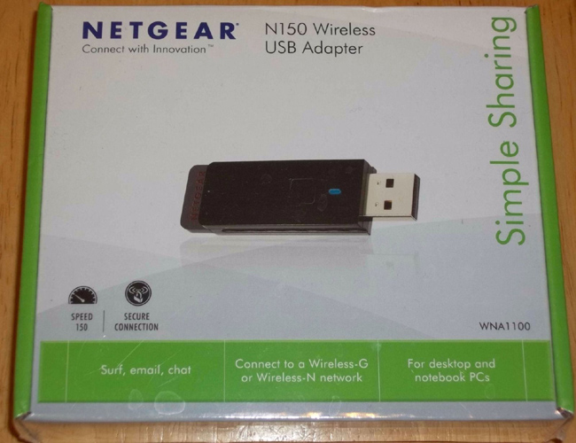 netgear n150 wireless usb adapter wna1100 speed