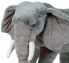 realistic elephant stuffed animal